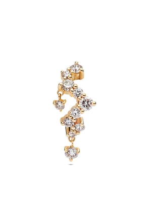 Maria Black 14K recycled yellow gold Sky lab-grown diamonds earring