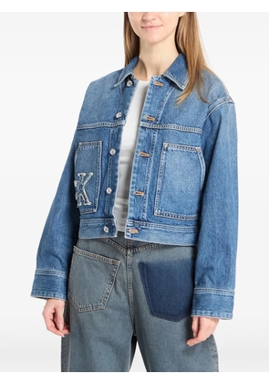 Calvin Klein Workwear logo-appliqué denim jacket - Blue