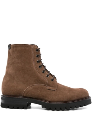 Church's lace-up suede boots - Brown