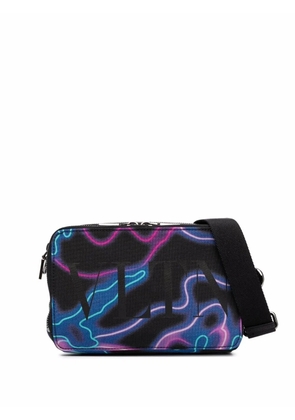 Valentino Garavani Neon Camou messenger bag - Black