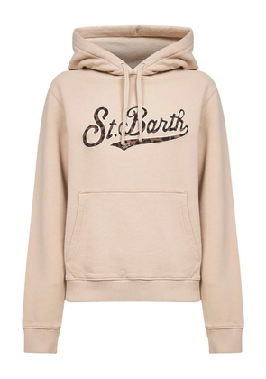 MC2 Saint Barth drawstring kangaroo-pocket hoodie - Neutrals