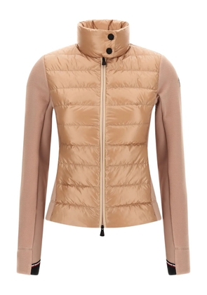 Moncler Grenoble zip-up padded sweatshirt - Pink