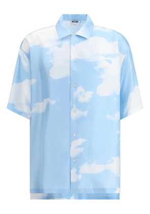 Moschino cloud-print shirt - Blue