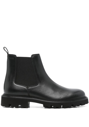 BOSS leather boots - Black