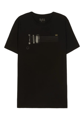 Osklen guitar-print T-shirt - Black