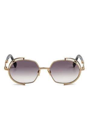 Cazal oval-frame sunglasses - Gold