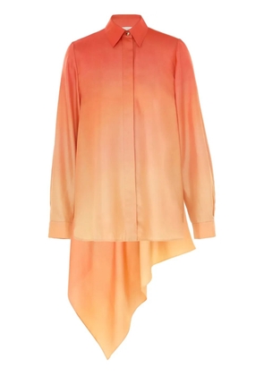 ZIMMERMANN Tranquility asymmetric shirt - Orange