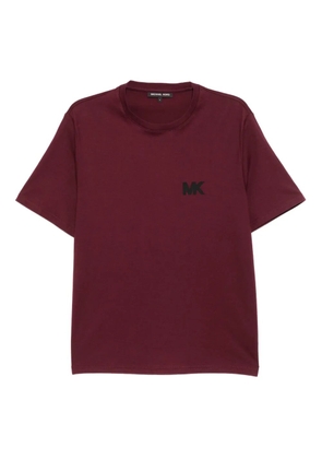 Michael Kors logo appliqué T-shirt - Red