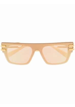 Balmain Eyewear square-frame sunglasses - Neutrals