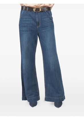 ASKK NY buttoned wide-leg jeans - Blue