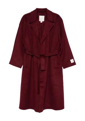 Calvin Klein belted trech coat - Red