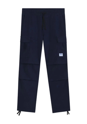 HUGO drawstring-waist cargo trousers - Blue