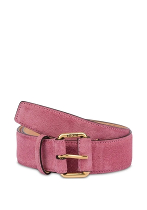 Moschino suede belt - Pink