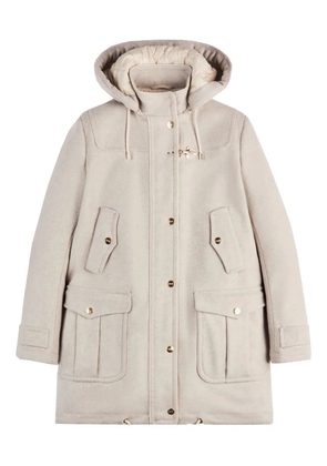 Fay hooded coat - Neutrals