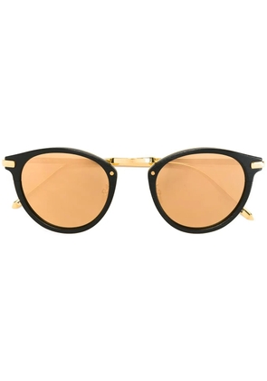 Linda Farrow round frame sunglasses - Black