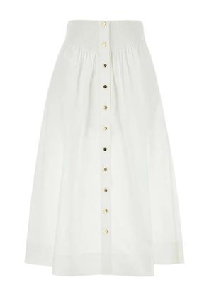 Tory Burch poplin maxi skirt - White