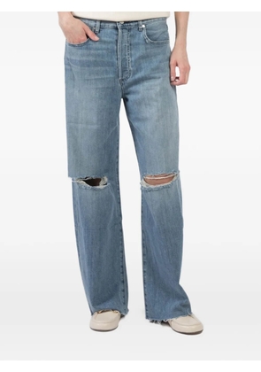 Le Jean distressed detail denim jeans - Blue