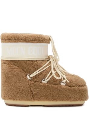 Moon Boot Icon fleece low boots - Brown