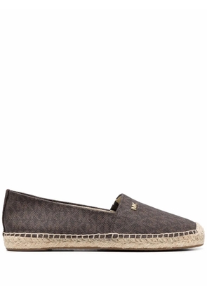 Michael Michael Kors April monogram espadrilles - Brown