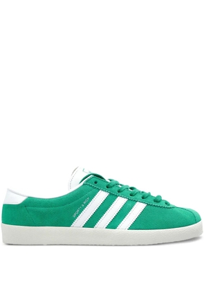 adidas three-stripe suede sneakers - Green
