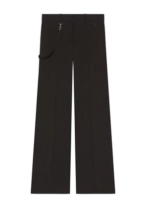 Courrèges twill bootcut trousers - Black