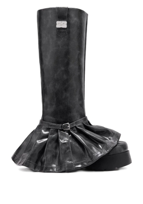 GANNI Kat platform boots - Black