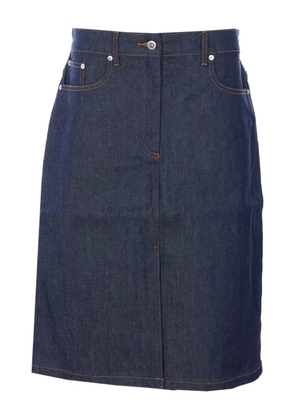 A.P.C. five-pockets midi skirt - Blue