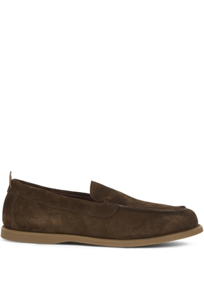 ETRO printed slip-on loafers - Brown