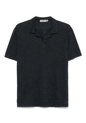 Canali linen T-shirt - Blue