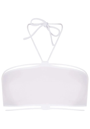 Gloria Coelho halterneck high-waisted bikini set - White