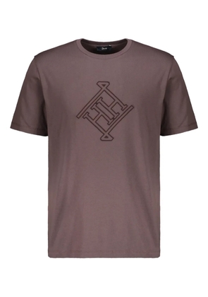 Herno logo-motif T-shirt - Brown