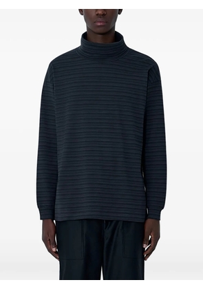 Comme des Garçons Homme striped turtleneck sweatshirt - Grey