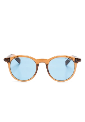Montblanc round-frame sunglasses - Brown