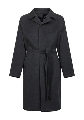 Tagliatore belted coat - Grey
