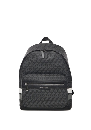 Michael Kors monogram-patterned backpack - Black