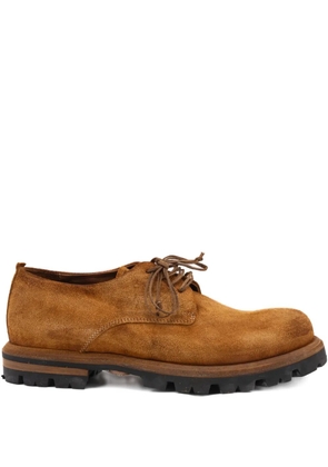 Shoto Alce lace-up loafers - Brown