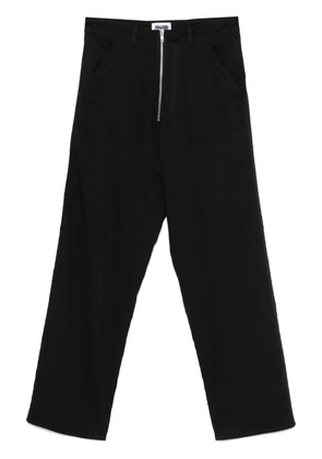 Magliano zip-up straight-leg trousers - Black