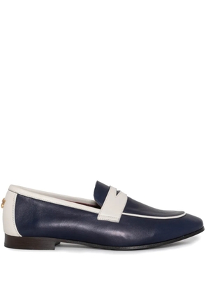Bougeotte leather loafers - Blue