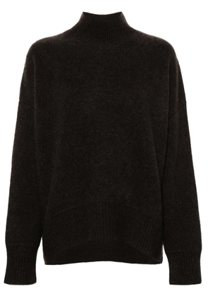 Le Kasha drop shoulder sweater - Brown