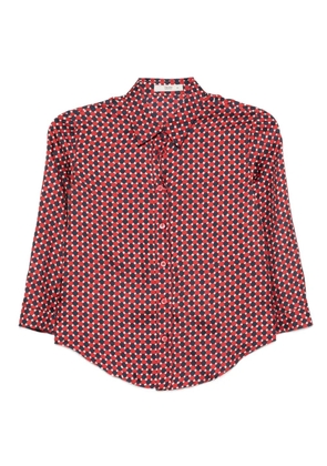 Prada Pre-Owned 2000s geometric-print shirt - Blue