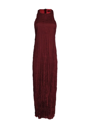 Osklen sleeveless satin dress - Red