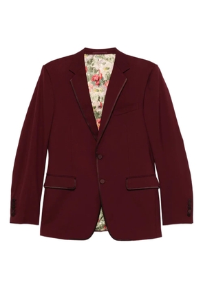 Gucci Pre-Owned 2000s satin-trim suit - Red