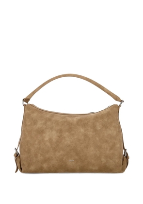 STAND OIL Mushy zip shoulder bag - Brown