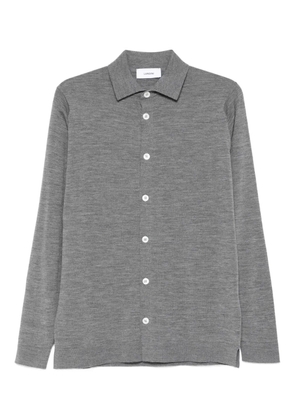 Lardini long-sleeve button-fastening shirt - Grey