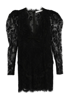 Alessandra Rich lace mini dress - Black