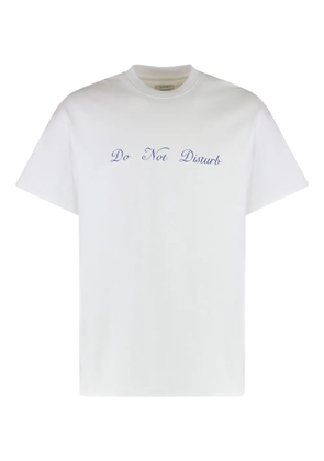 MR. SATURDAY crew-neck print T-shirt - White