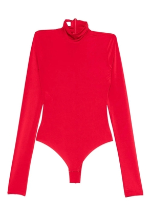 THE ANDAMANE long-sleeve roll-neck body - Red