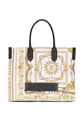 Balmain medium B-Army tote bag - White