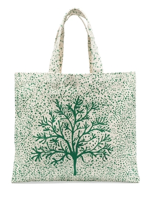 10 CORSO COMO tree-print tote bag - Neutrals