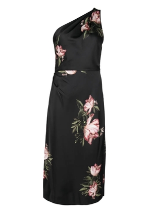 Sachin & Babi Carmen satin-finish midi dress - Black